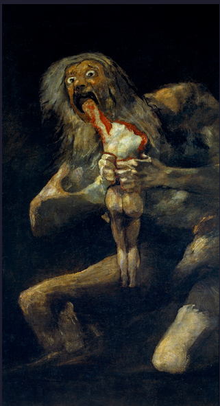 Francisco Goya – “Saturn Devouring His Son” (1823)