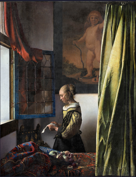 Vermeer – Girl Reading a Letter at an Open Window